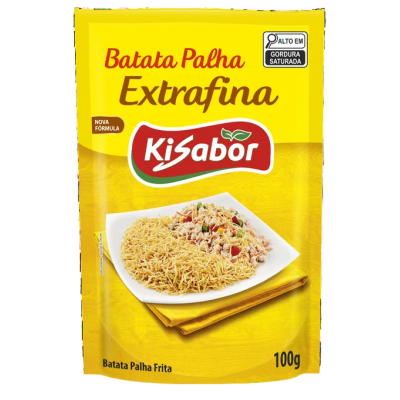 BATATA PALHA KISABOR EXTRA FINA 100G